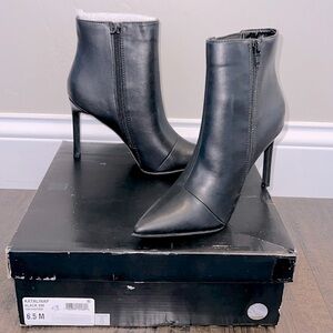 INC International Concepts Black Ankle Boots